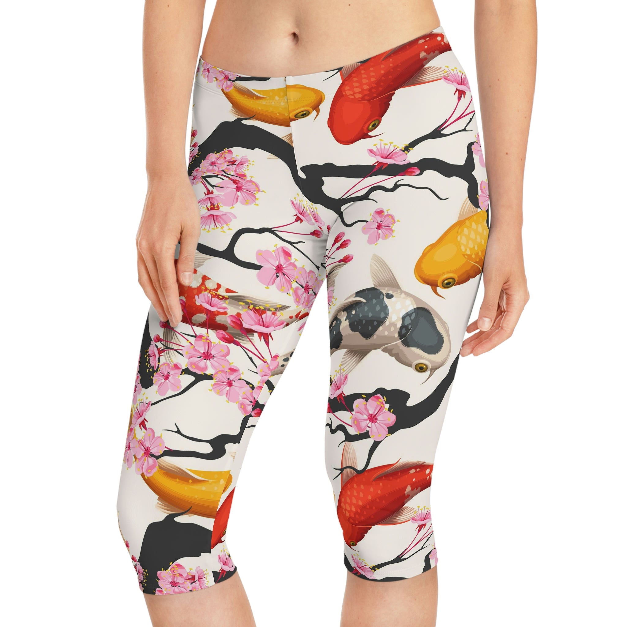 Koi Pond Capri Leggings